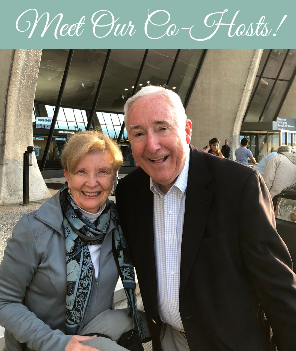 Photo of Pam and Dennis Lucey standing outdoors.