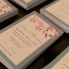 Photo of Hope Blossoms program booklets on a tabletop
